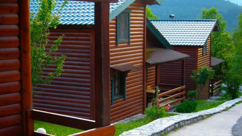 Wooden Houses in Karpenisi