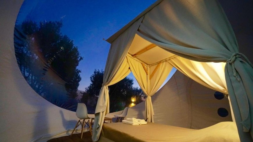 Bubble Tents in Nea Moudania, Chalkidiki