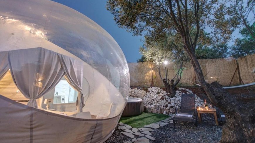 Bubble Tents in Nea Moudania, Chalkidiki