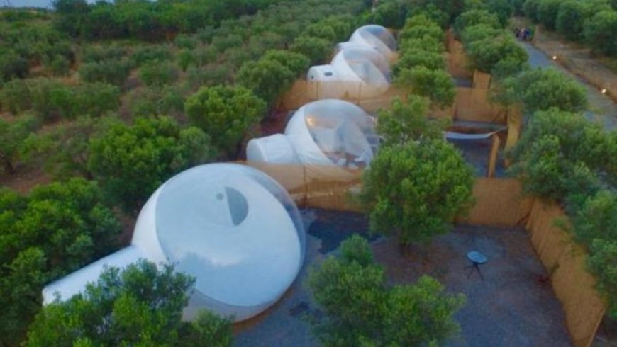 Bubble Tents in Nea Moudania, Chalkidiki