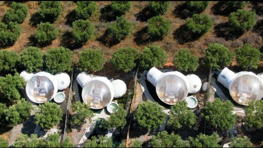 Bubble Tents in Nea Moudania, Chalkidiki