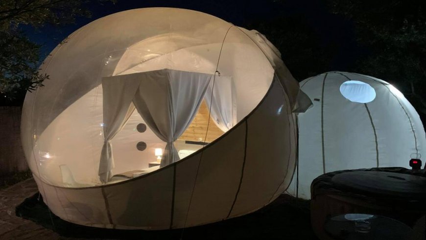 Bubble Tents in Nea Moudania, Chalkidiki