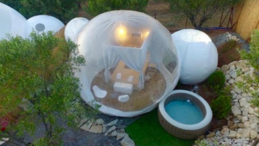 Bubble Tents in Nea Moudania, Chalkidiki