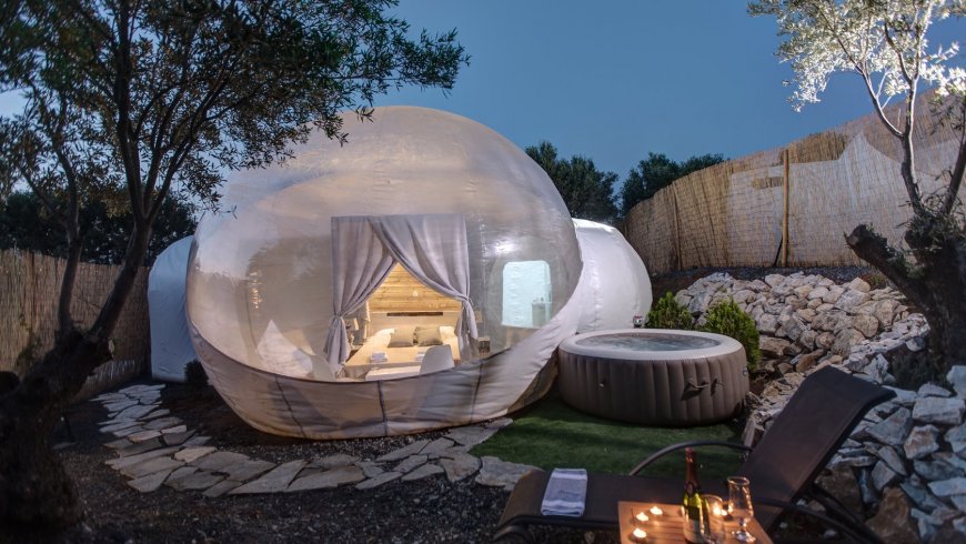 Bubble Tents in Nea Moudania, Chalkidiki