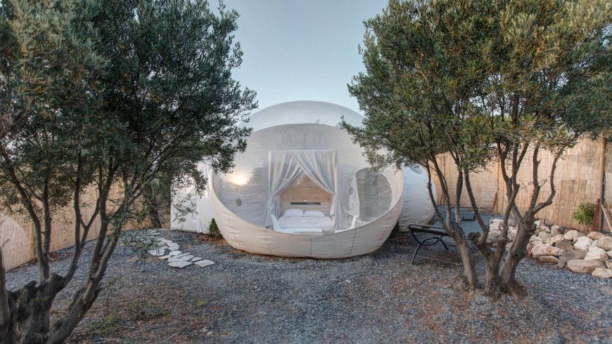 Bubble Tents in Nea Moudania, Chalkidiki