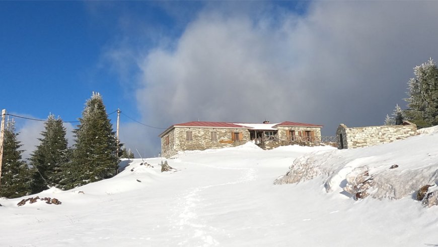 Refuge Guest House in Agrafa Mountain, Plastira