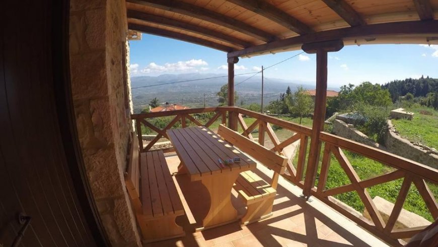 Mystras Village Stone House