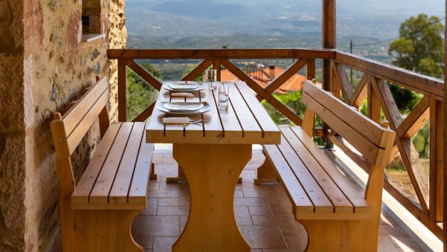 Mystras Village Stone House