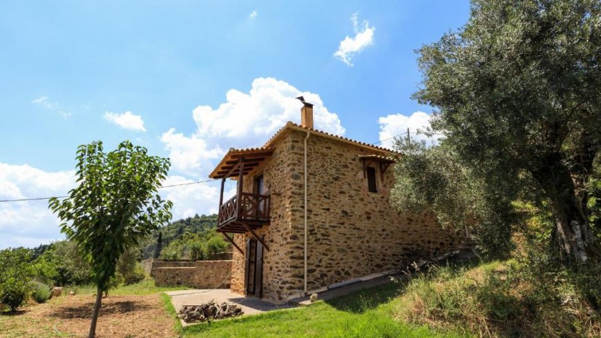 Mystras Village Stone House