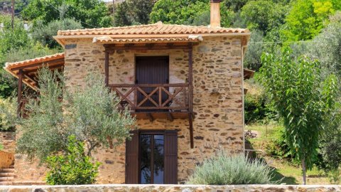 Mystras Village Stone House