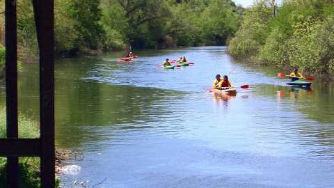 Kayaking Agra Lake, Edessa