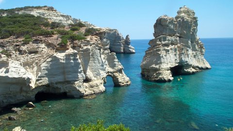 Sea Kayaking in Milos Island