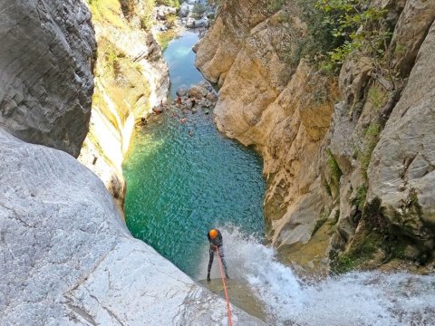 Canyoning in Manikia (Central Evia)