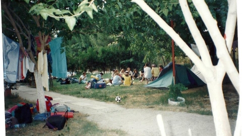 Camping  Meteora